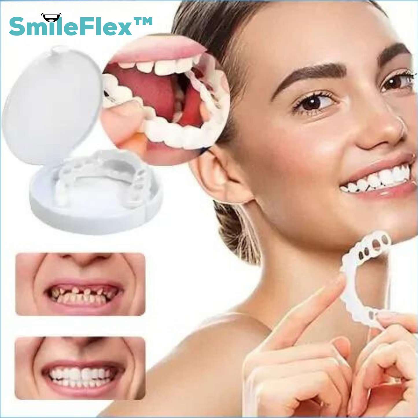 SmileFlex™ InstantFit Snap-On Kunstgebit