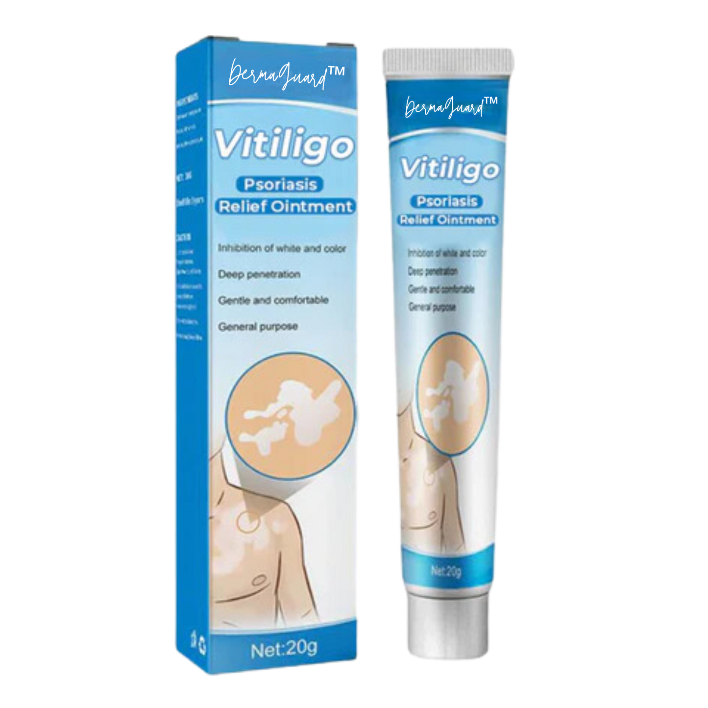 DermaGuard™ Vitiligo Psoriasis Verlichtende Zalf